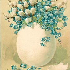 Схема вышивки «цветы в скорлупе»