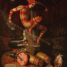 Схема вышивки «шут»