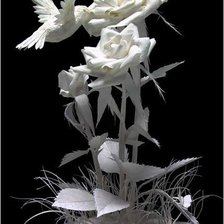 Схема вышивки «птицы»