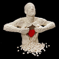 Схема вышивки «Сердце»