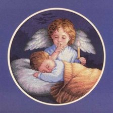 Схема вышивки «ангел-хранитель»