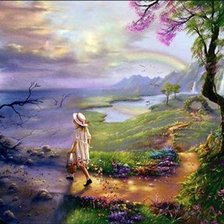 Схема вышивки «прогулка по лесу»