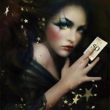 Схема вышивки «девушка»