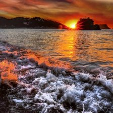 Схема вышивки «рассвет»