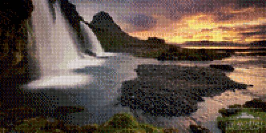 водопад - пейзаж, природа - предпросмотр