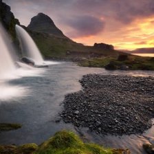 Схема вышивки «водопад»