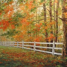 Схема вышивки «Осень»