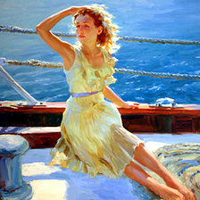 Схема вышивки «морячка»