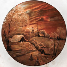 Схема вышивки «город»