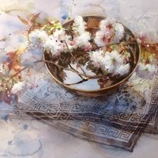 Схема вышивки «Японская живопись»