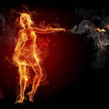 огненная дама