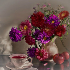 Схема вышивки «цветы»