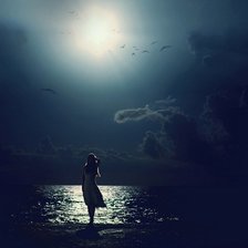 Схема вышивки «девушка»