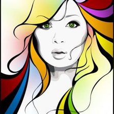 Схема вышивки «женский образ»