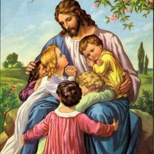 Схема вышивки «Иисус»