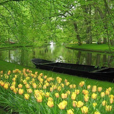 Схема вышивки «Озеро»