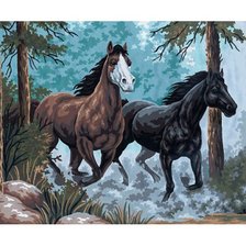 Схема вышивки «лошади»