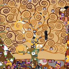 Схема вышивки «климт»