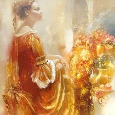 Схема вышивки «Гарасюта. В золоте»