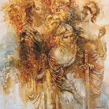 Схема вышивки «Три полуграции»