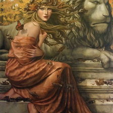 Схема вышивки «девушка»