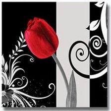 Схема вышивки «Тюльпаны»