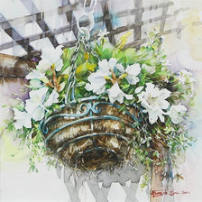 Схема вышивки «Цветы»