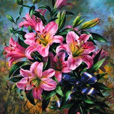 Букет лилий