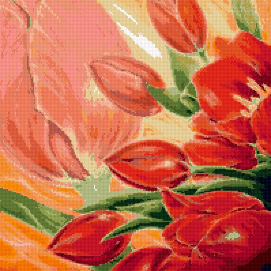 Тюльпаны - букет, цветы, пюльпаны - предпросмотр