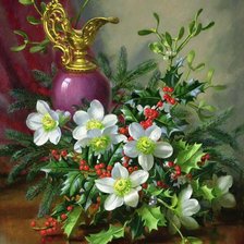 Схема вышивки «Цветы»