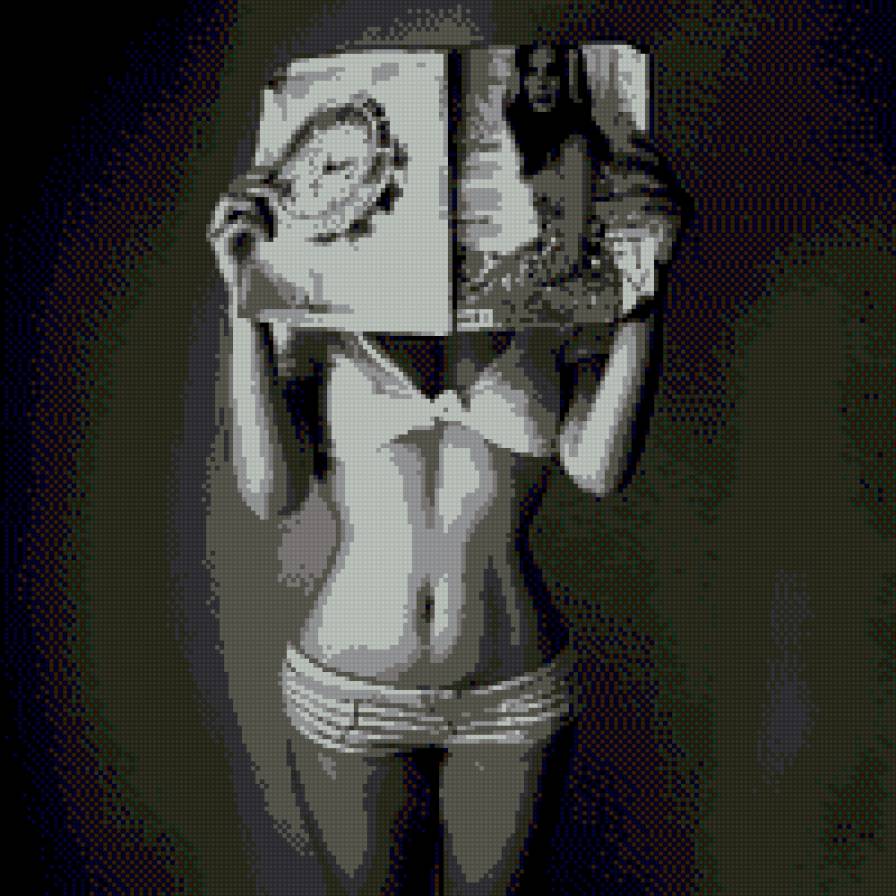 Талия - лифчик, девушка, эротика, трусики, журнал - предпросмотр