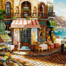 Схема вышивки «улочки столичные»