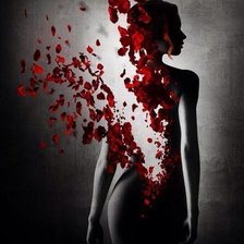 Схема вышивки «Она»