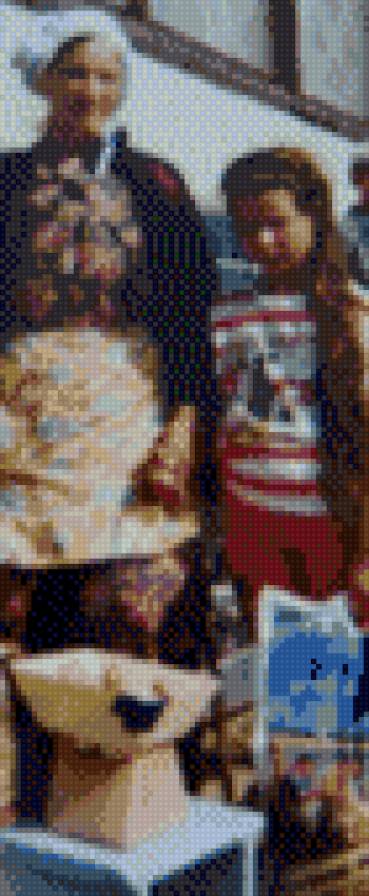 Бабушка - торговка, девочка, баба - предпросмотр