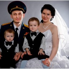 Схема вышивки «Семья МОЯ»