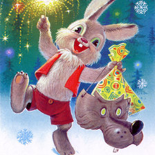 Схема вышивки «открытка»