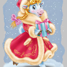 Схема вышивки «открытка»