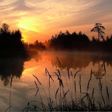 Схема вышивки «На закате»
