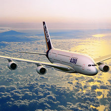 Самолет в небе