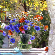 Схема вышивки «полевые цветы»