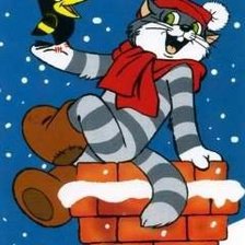 Схема вышивки «кот Матроскин»