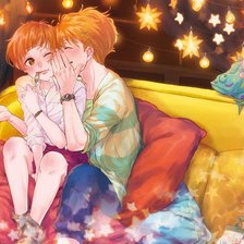 Схема вышивки «Аканэ и Кагари»