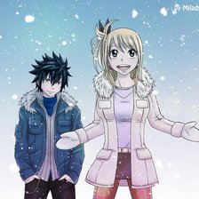 Схема вышивки «Грей и Люси»