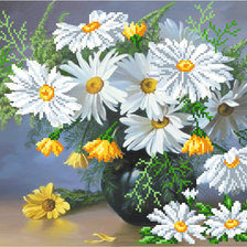 Схема вышивки «Ромашки»