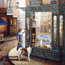 Схема вышивки «улицы столичные»