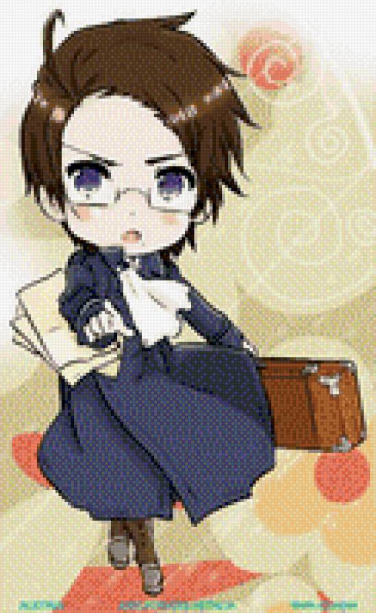 Чиби-Австрия - хеталия, аниме - предпросмотр