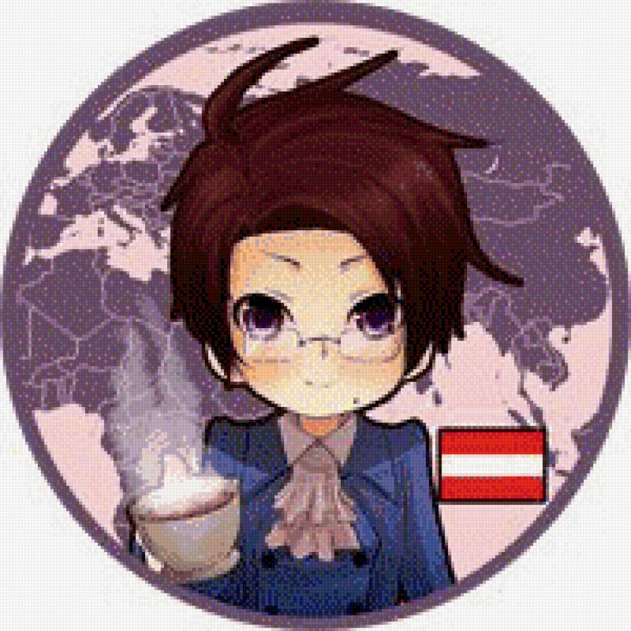 Чиби-Австрия - хеталия, аниме - предпросмотр