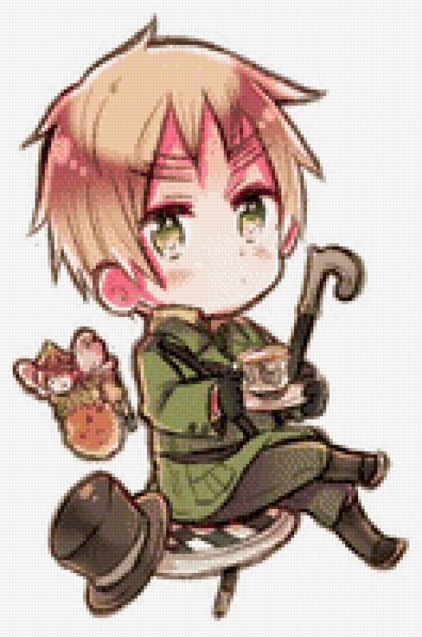 Чиби-Англия - аниме, хеталия - предпросмотр