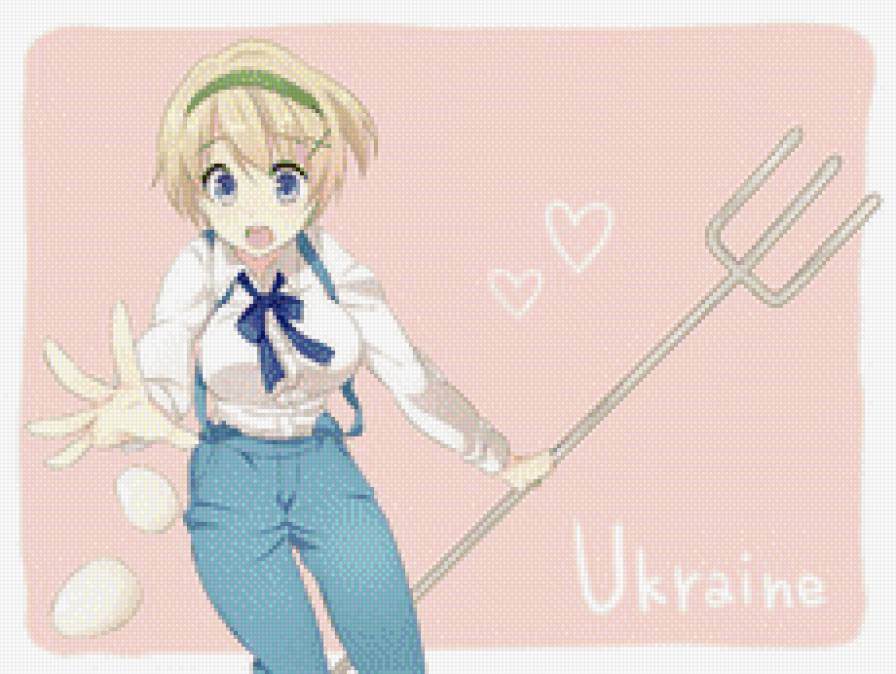 Украина - хеталия, аниме - предпросмотр