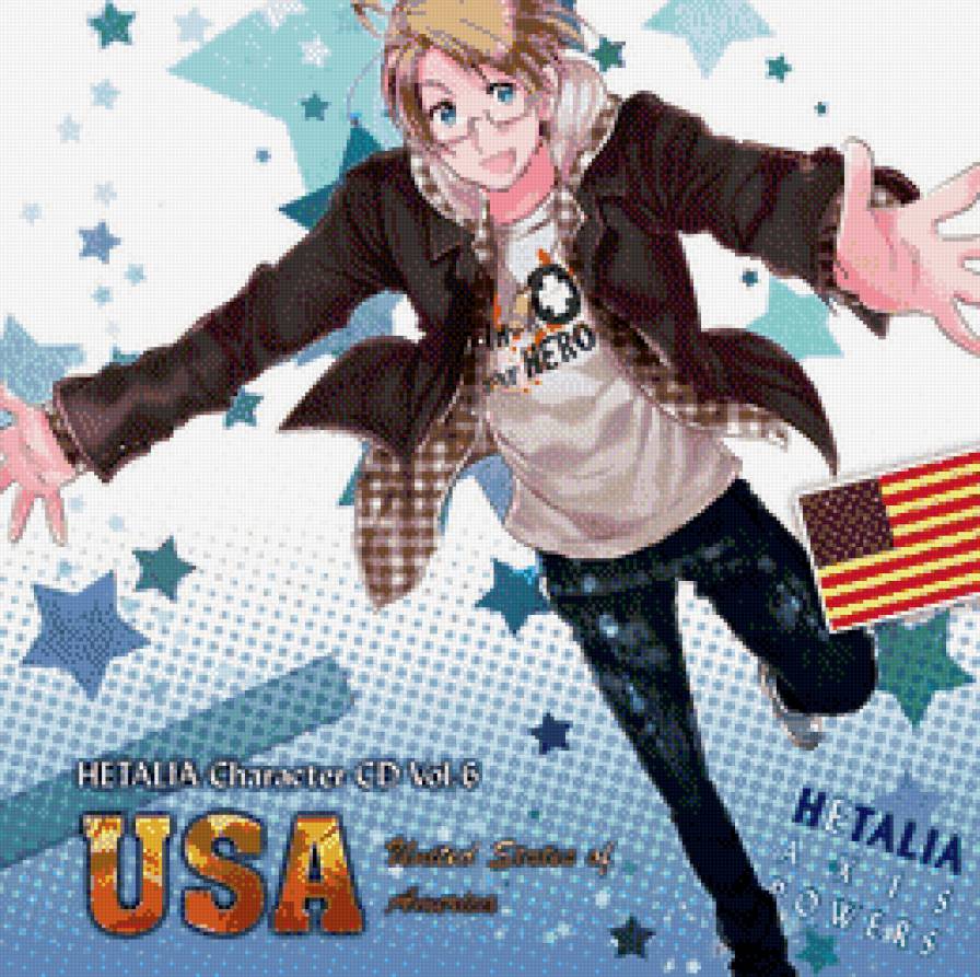 Америка - хеталия, аниме - предпросмотр